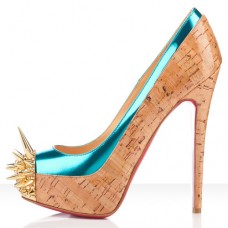 Pantofi Christian Louboutin Asteroid 140mm cu platformă Caraibes Pantofi Christian Louboutin Asteroid 140mm cu platformă Caraibes