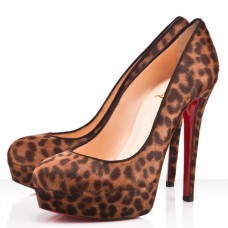 Pantofi Christian Louboutin Bianca 140mm cu platformă și leopard Pantofi Christian Louboutin Bianca 140mm cu platformă și leopard