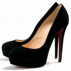 Pantofi cu platformă Christian Louboutin Bianca 120mm Negri