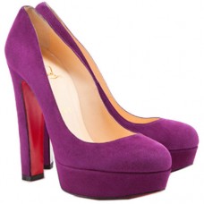 Pantofi cu platformă Christian Louboutin Bianca 140mm Parme