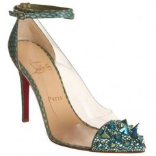 Pantofi Christian Louboutin Pivichic 120mm verzi