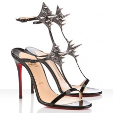 Sandale Christian Louboutin Lady Max 100mm negre