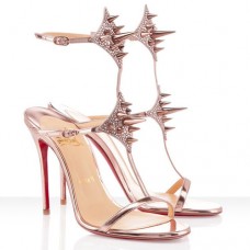 Sandale Christian Louboutin Lady Max 100mm, culoare nud
