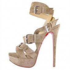 Sandale Christian Louboutin Toutenkaboucle 140 mm Nude