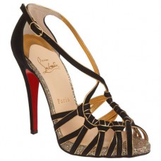 Sandale Christian Louboutin Mignons 140 mm negre