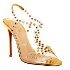 Sandale Christian Louboutin J-Lissimo 100mm aurii