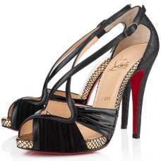 Sandale Christian Louboutin Divinoche 120mm negre