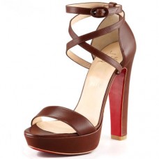 Sandale Christian Louboutin Summerissima 140mm maro