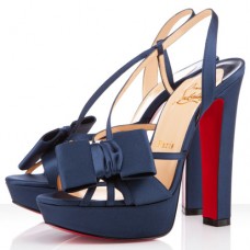 Sandale Christian Louboutin Disconoeud 140mm bleumarin
