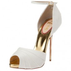 Sandale Christian Louboutin Armadillo Bride 120mm, albe Sandale Christian Louboutin Armadillo Bride 120mm, albe