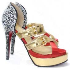 Sandale Christian Louboutin Ambertina 140mm Roșu Mandarin Sandale Christian Louboutin Ambertina 140mm Roșu Mandarin