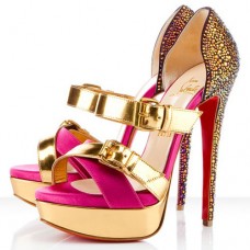 Sandale Christian Louboutin Ambertina 140mm Rose Matador Sandale Christian Louboutin Ambertina 140mm Rose Matador