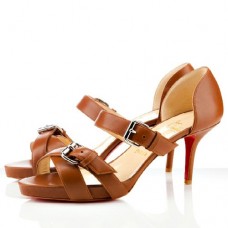 Sandale Christian Louboutin Atalanta 80mm Cognac Sandale Christian Louboutin Atalanta 80mm Cognac