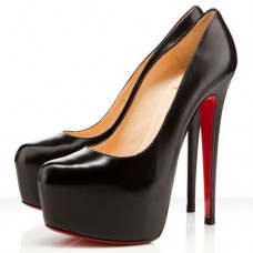 Pantofi cu platformă Christian Louboutin Daffodile 160mm, negri
