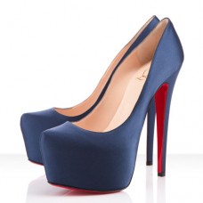 Pantofi cu platformă Christian Louboutin Daffodile 160mm, albaștri