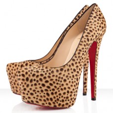 Pantofi Christian Louboutin Daffodile 160mm cu platformă și leopard Pantofi Christian Louboutin Daffodile 160mm cu platformă și leopard