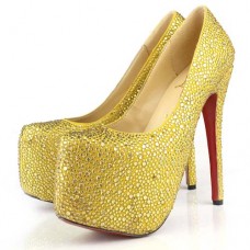 Pantofi cu platformă Christian Louboutin Daffodile 160mm Canari