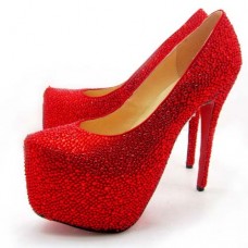 Pantofi Christian Louboutin Daffodile cu platformă 160mm, culoare Rouge Lipstick Pantofi Christian Louboutin Daffodile cu platformă 160mm, culoare Rouge Lipstick