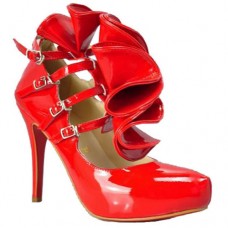 Pantofi Christian Louboutin Dillian 120mm Mary Jane, roșii