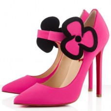 Pantofi Christian Louboutin Pensee 120mm Mary Jane Rose Matador Pantofi Christian Louboutin Pensee 120mm Mary Jane Rose Matador