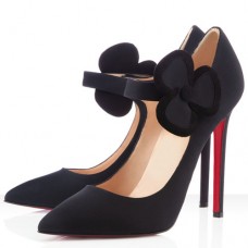 Pantofi Christian Louboutin Pensee Mary Jane 120mm Negri Pantofi Christian Louboutin Pensee Mary Jane 120mm Negri