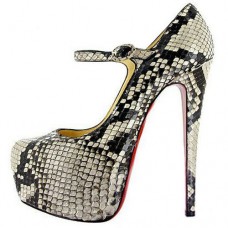 Pantofi Christian Louboutin Lady Daf 160mm Mary Jane Roccia
