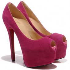 Pantofi Christian Louboutin Highness 160mm cu vârf deschis, roz