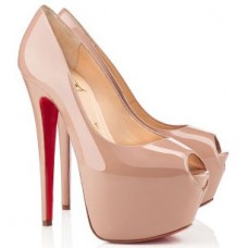 Pantofi cu toc înalt Christian Louboutin 160mm, nud