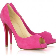 Pantofi Christian Louboutin Very Prive 120mm cu vârf deschis, roz Pantofi Christian Louboutin Very Prive 120mm cu vârf deschis, roz