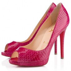 Pantofi Christian Louboutin Yolanda Spikes 120mm cu vârf deschis, roz Pantofi Christian Louboutin Yolanda Spikes 120mm cu vârf deschis, roz