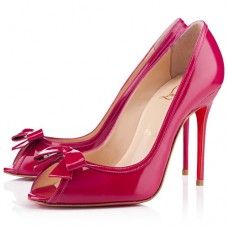 Pantofi Christian Louboutin Milady 100mm cu vârf deschis, roz