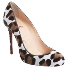 Pantofi Christian Louboutin Fifi 100mm cu imprimeu leopard