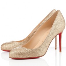 Pantofi Christian Louboutin Fifi 80mm aurii