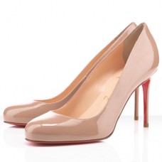 Pantofi Christian Louboutin Fifi 80mm, culoare nud