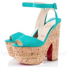 Christian Louboutin Super Dombasle 140mm Wedges Caraibes Christian Louboutin Super Dombasle 140mm Wedges Caraibes