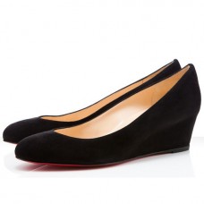 Pantofi cu platformă Christian Louboutin New Peanut 40mm negri