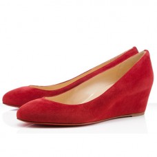 Pantofi cu platformă Christian Louboutin New Peanut 40mm roșii