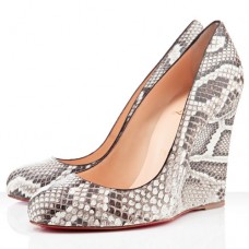 Pantofi cu platformă Christian Louboutin Ron Ron Zeppa 80mm Roccia