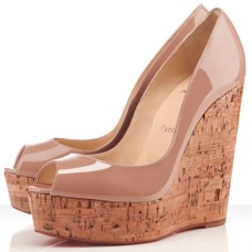 Christian Louboutin Uue Plume 140mm Wedges Nude Christian Louboutin Uue Plume 140mm Wedges Nude