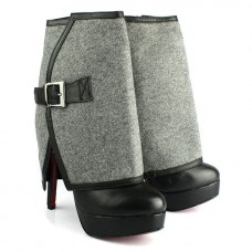 Ghete Christian Louboutin Armony 140mm gri