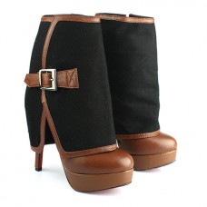 Ghete Christian Louboutin Armony 140mm maro