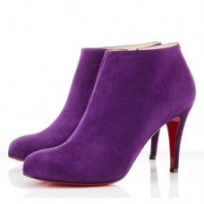 Ghete Christian Louboutin Belle 80mm, maro