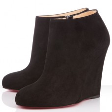 Ghete Christian Louboutin Belle Zeppa 100mm negre