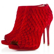 Ghete Christian Louboutin Diplonana 120mm, roșii Ghete Christian Louboutin Diplonana 120mm, roșii