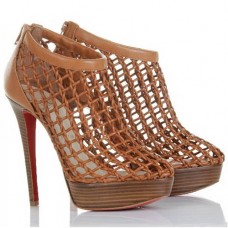 Ghete Christian Louboutin Coussin 140mm maro Ghete Christian Louboutin Coussin 140mm maro