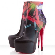 Ghete Christian Louboutin Daf Booty 160mm, multicolore