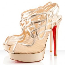 Ghete Christian Louboutin Brandaplato 140mm Platine Ghete Christian Louboutin Brandaplato 140mm Platine