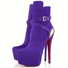 Ghete Christian Louboutin Equestria 160mm, maro Ghete Christian Louboutin Equestria 160mm, maro