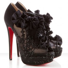 Ghete Christian Louboutin Margot 140mm negre Ghete Christian Louboutin Margot 140mm negre