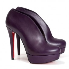 Ghete Christian Louboutin Miss Fast Plato 120mm Parme